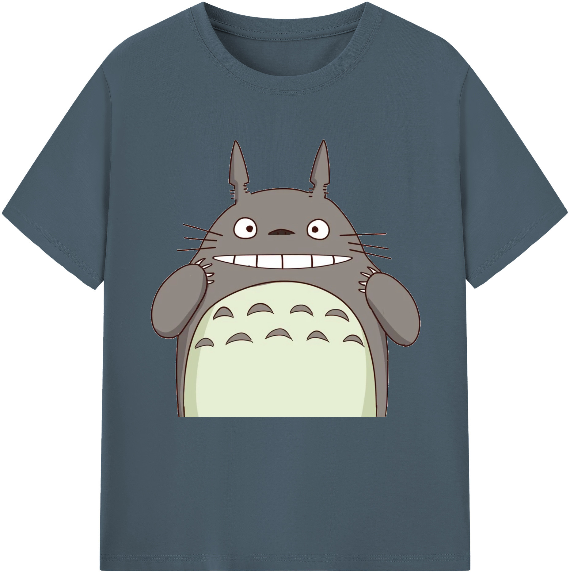 （画像用） となりのトトロ 草壁メイ 草壁サツキ My Neighbor Totoro Satsuki Kusakabe Mei Kusakabe 綿100％半袖Tシャツ（フロントプリント）